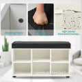 Shoe Bench with Cushions Shoes Cabinet
